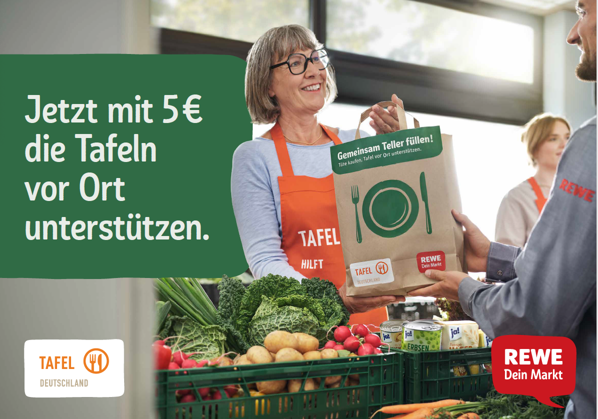 Rewe Tütenaktion 2024. Foto: Rewe